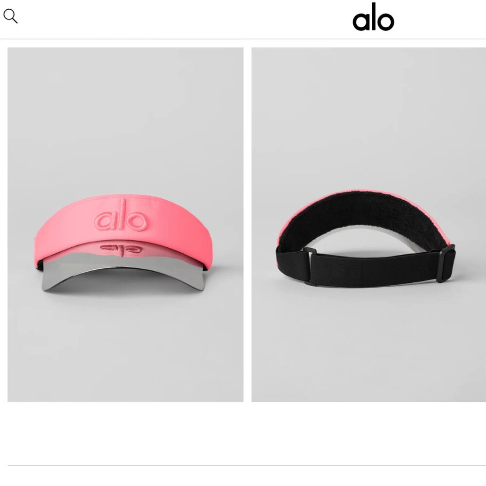 [NWOT] ALO - Airlift Solar Visor (Neon Pink Bubblegum) - Picture 2 of 2